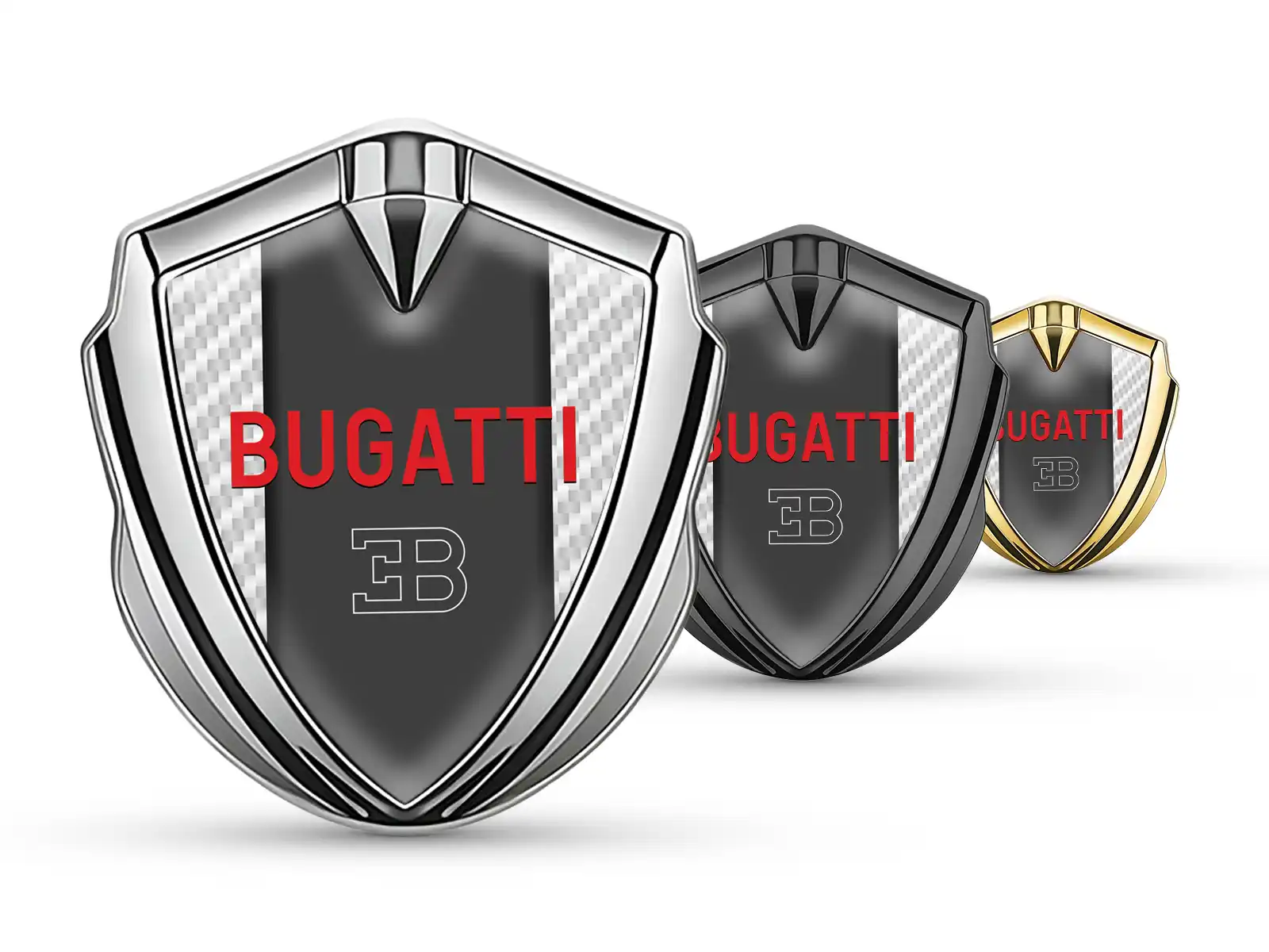 Bugatti Emblem Metall Abzeichen Limitiert Edition Premium Look